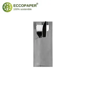 Fundas biodegradables para cubiertos 20x8.5cm para hogares conscientes.