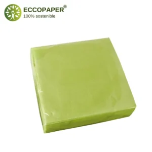 Las Servilletas Sostenibles 38x38cm de papel tisú son perfectas para eventos y hostelería ecológica.