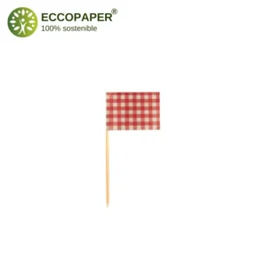 Palillos Decorativos 8cm ecológicos y decorativos para bares gourmet.