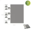 Servilletas biodegradables 40x40cm para proteger el medio ambiente.