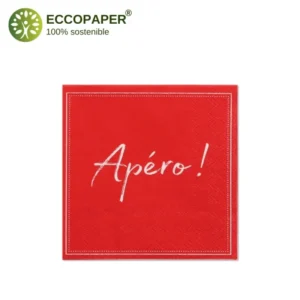 Servilletas Sostenibles 25x25cm, perfectas para eventos conscientes que buscan un impacto positivo en el planeta.