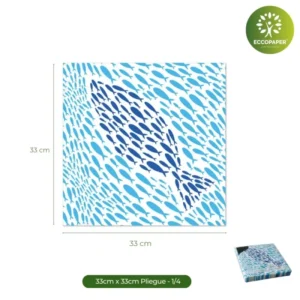 Servilletas Sostenibles 33x33cm, ideales para quienes buscan una alternativa ecológica y funcional en sus eventos grandes.