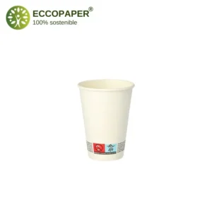 Vasos ecológicos de 180ml, ideales para café o té.
