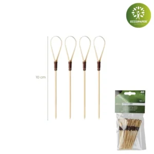 Pinchos decorativos 10cm para aperitivos elegantes.