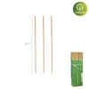 Pajitas Ecológicas Ø4mmx23cm resistentes y 100% compostables para un consumo sostenible.