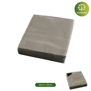 Servilletas Sostenibles 25x25cm, perfectas para mantener tu evento ecológico sin perder estilo.