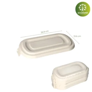 Tapas para envases 1.6x13.9x26.9cm, ideal para sellar envases de tamaño medio.