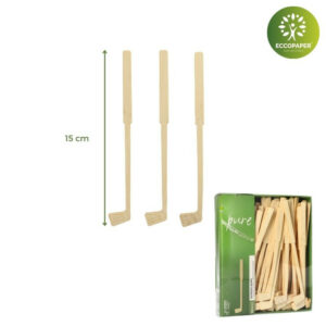 Mezcladores de Bambú 15cm