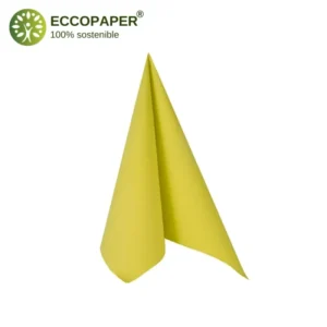 Resalta tu compromiso ambiental con estas servilletas de 40x40cm, sostenibles y elegantes.