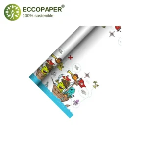 Manteles sostenibles de pulpa viscosa en medida 5 mts x 120 cm, una elección responsable y elegante.