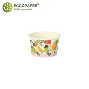 Envases reciclables Tarrinas para Helados 150ml para servir postres.