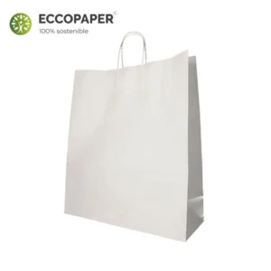 Bolsa Kraft 32x17x44cm económica y biodegradable, perfecta para productos voluminosos.