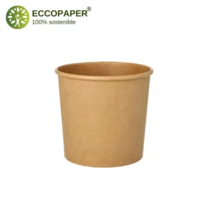 Tarrinas de Cartón 760ml, ideales para transportar alimentos de manera segura y ecológica.