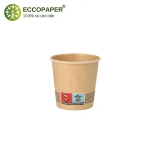 Vasos térmicos de café con capacidad de 100ml.