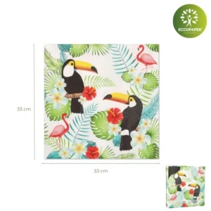 Servilletas Decoradas 33x33cm, perfectas para cenas lujosas y celebraciones exclusivas.