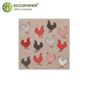Servilletas Decoradas 33x33cm, ideales para darle un toque moderno y atractivo a tu mesa.