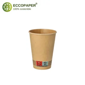 Vasos biodegradables de 180ml ideales para café y té