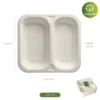 Bandeja Termosellable 1.250ml: Bandeja de cartón termosellable de 1.250ml, ideal para empaquetar alimentos de tamaño mediano.