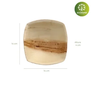Bowl de Hoja de Palma 200ml sostenible y ecológico.
