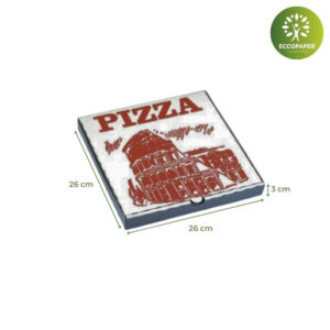 Cajas para Pizzas 26x26x3cm