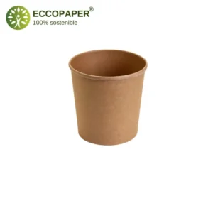 Envases para sopas 350ml Ø9.5x7.5cm ecológicos.