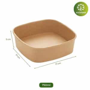 Bowls Cuadrados 750ml