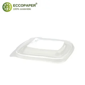 Tapas para envases Take Away 15,6x15,6cm, perfecta para envases compatibles con nuestra gama de envases para comida.