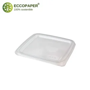 Tapas para ensaladeras 19,5x19,5cm, perfecta para sellar y proteger los alimentos en ensaladeras medianas.