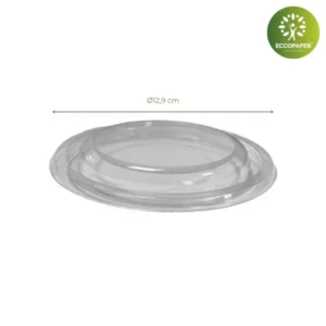 Tapas para ensaladeras recicladas Ø12cm, ideal para mantener la frescura de los alimentos en ensaladeras pequeñas.