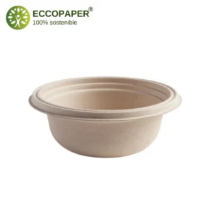 Bowls Redondos 1000ml fabricados con materiales reciclables.