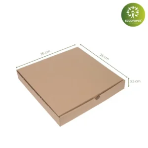 Cajas personalizada de 26x26x3.5cm ideal para destacar tu marca con logotipo.