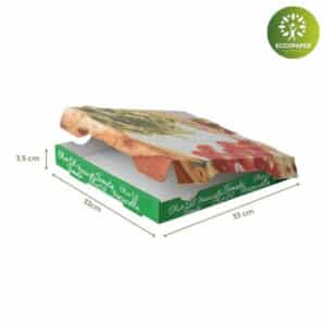 Cajas para Pizzas 33x33x3.5cm