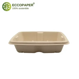 Bowls Rectangulares 500ml reciclables y sostenibles.