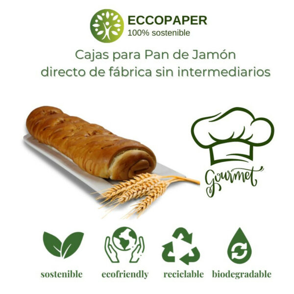 Cajas para pan de jamón directo de fábrica, baratas y sostenibles, con el mejor precio