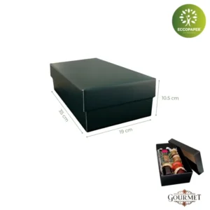 Cajas Gourmet 35x19x10.5cm resistente, ecológica y fabricada en España.