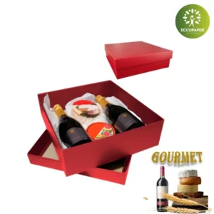 Cajas Gourmet 35x32x10cm diseñada para destacar tu marca con un toque sostenible.