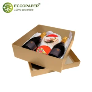 Cajas Gourmet 35x32x10.5cm ideal para reforzar el compromiso ambiental de tu marca.