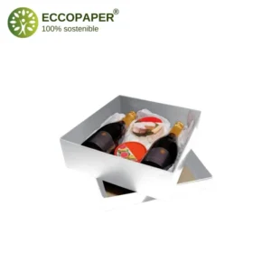 Cajas Gourmet 35x32x10.5cm práctica y versátil para envíos locales y ecológicos.