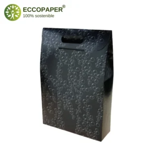 Estuches para Botellas 27x9x40cm perfectos para mercados ecológicos y sostenibles.