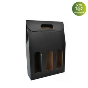 Estuches para Botellas 27x9x40cm diseñados para negocios locales.