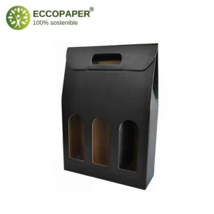 Estuches para Botellas 27x9x40cm ideales para bodegas sostenibles.