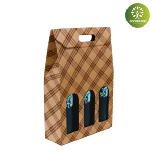 Estuches para Botellas 27x9x40cm ideales para vinos de alta gama.