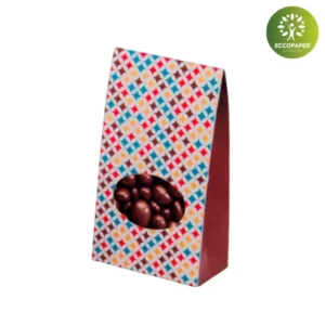 Estuche DoyPack 9x5x16cm, ideal para productos ecológicos y sostenibles como chuches y snacks.