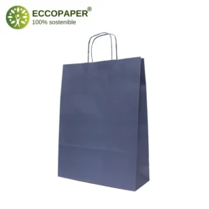 Bolsas Kraft 32x12x42cm sostenibles, ideales para transportar productos diversos.