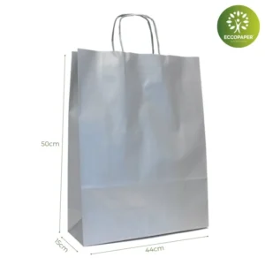 Bolsa Kraft 44x15x50cm económica y práctica, perfecta para productos de gran tamaño.