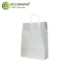 Bolsas Kraft 35x14x44cm recomendadas para empresas ecológicas.