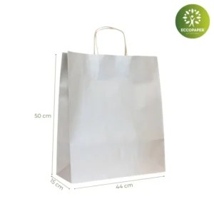 Bolsa Kraft 44x15x50cm económica y práctica, perfecta para ropa grande y voluminosos.