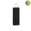 Bolsa kraft para botellas 14x9x39cm, precio justo y biodegradable.