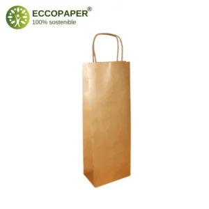 Bolsa biodegradable para botellas 14x9x39cm, más barata que García de Pou.