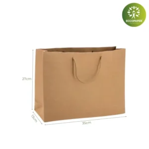 Bolsa de lujo 35x13x27cm ideal para productos exclusivos.